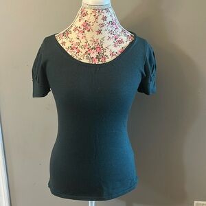 Small banana republic green short sleeve sweater